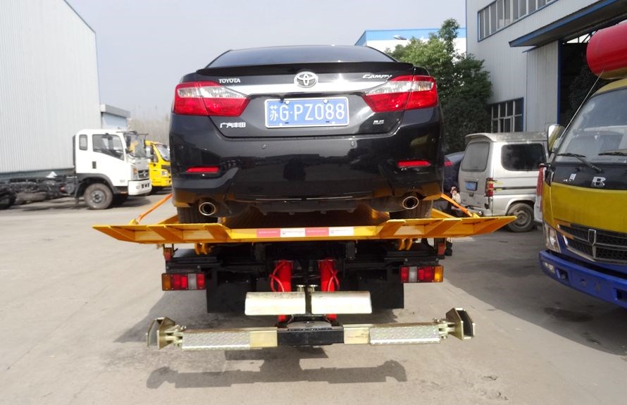 江鈴順達藍(lán)牌一拖二平板清障車圖片4